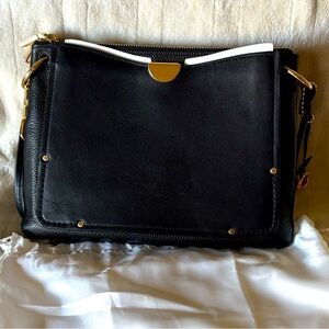 NWT Coach Dreamer Shoulder Bag in Black Leather